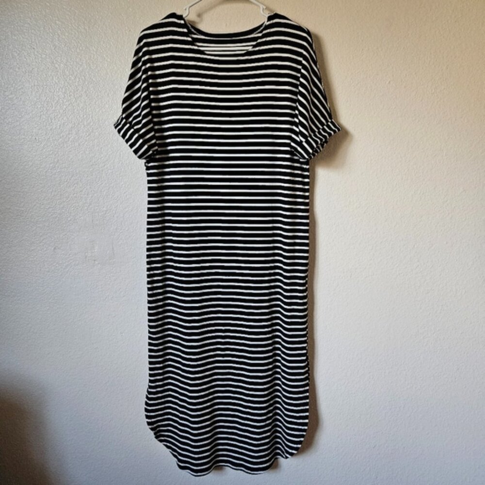 Shein Striped Maxi Dress Medium